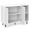 42 Inch Sideboard Buffet Cabinet Kitchen with Adjustable Shelves-White
